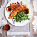 edible MAINE - Honey- and Soy-Glazed Brook Trout