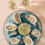 Oysters with Cucumber Radish Mignonette