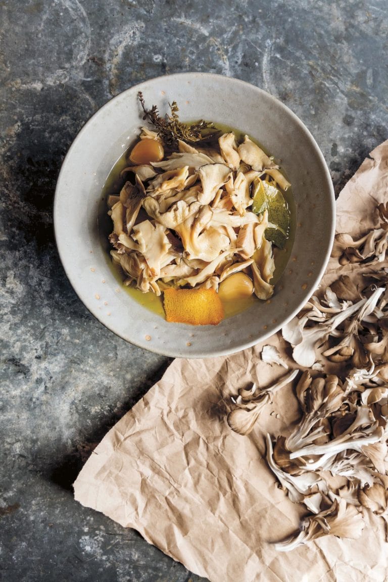 edible MAINE - Pickled Hen of the Woods