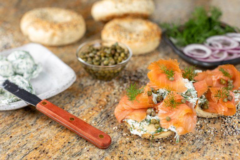 edible MAINE - Made-from-Scratch Bagels with Fresh Dill Cream Cheese
