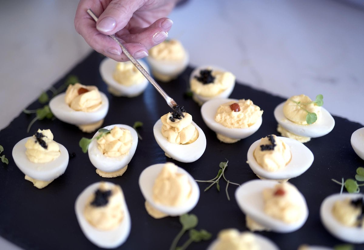 edible MAINE - Deviled Eggs