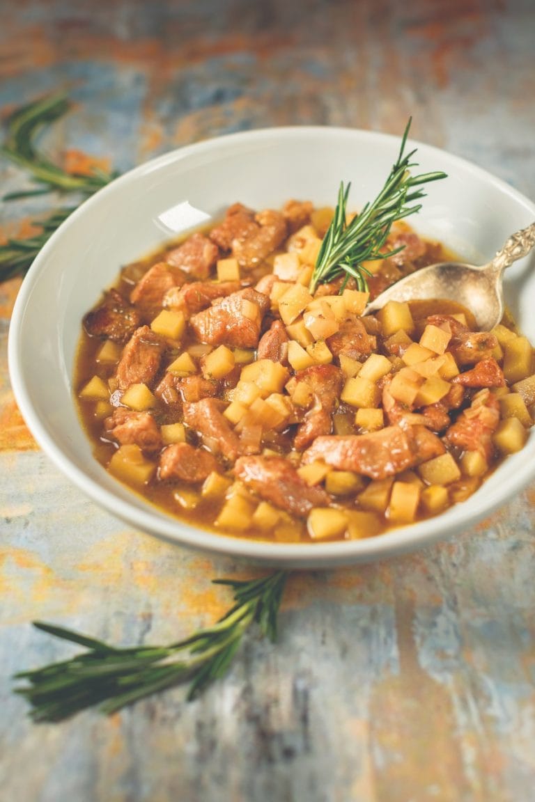 edible MAINE - Apple and Pork Stew