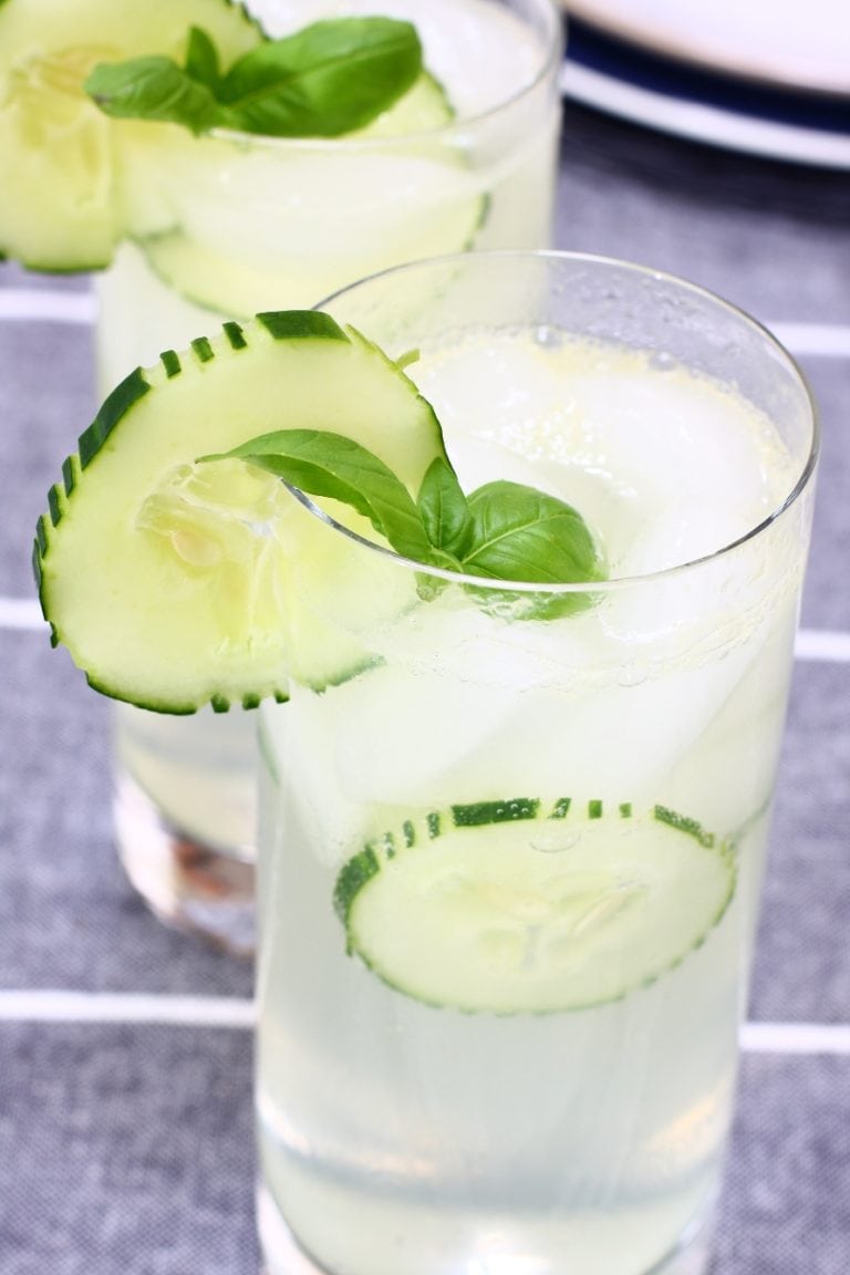edible MAINE - Cucumber and Basil Lemon Spritzer