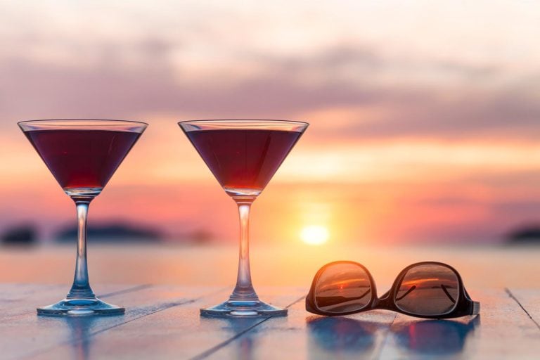 edible MAINE - Sipping Something at Sundown in Summertime