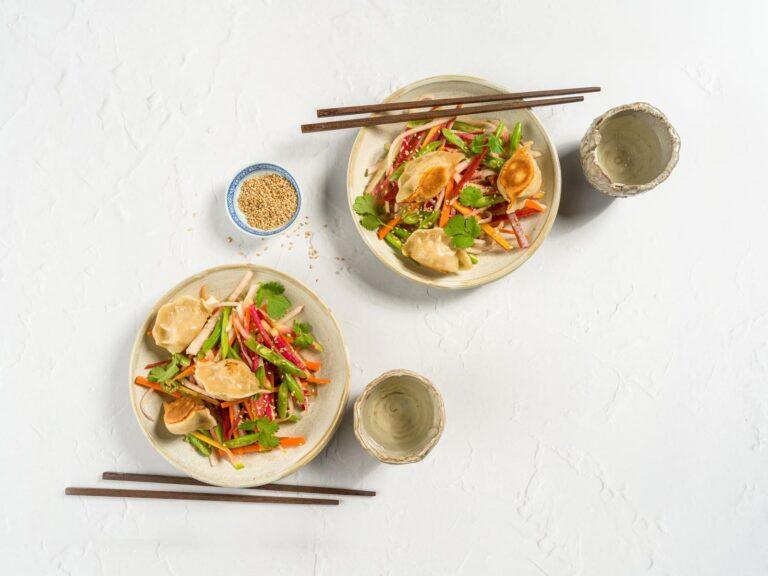 edible MAINE - Kohlrabi, Purple Carrot, and Green Bean Slaw