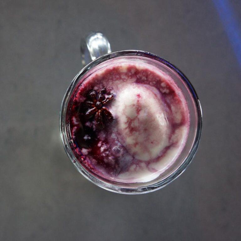 edible MAINE - Mulled Wine Affogato
