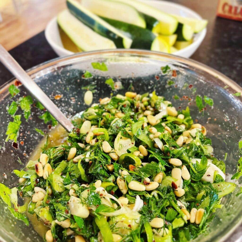 edible MAINE - Herb Salad Chimichurri