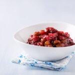 edible MAINE - Cranberry Sauce with Golden Raisins and Cardamom