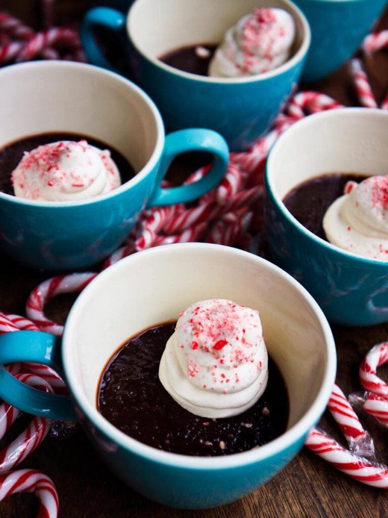 edible MAINE - Peppermint Mocha Jell-O Shots