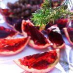 edible MAINE - Pomegranate Champagne Jell-O Shots