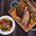 edible MAINE - SKORDO's Roasted Greek Lamb and Potatoes