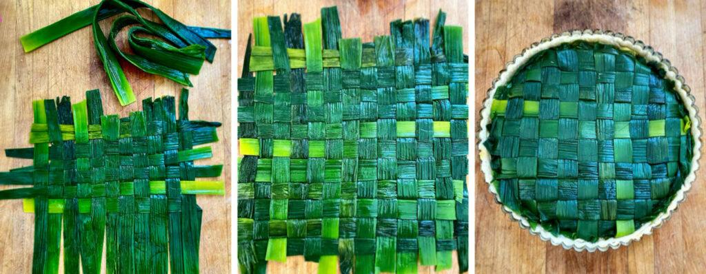 edible MAINE - Spring Leek Tart