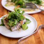 edible MAINE - Pickled Smelt with Tarragon Caesar Salad