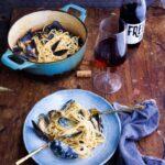 edible MAINE - Cacio e Pepe–Style Maine Mussels with Gamay