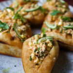 edible MAINE - Curried Crab Salad Rolls