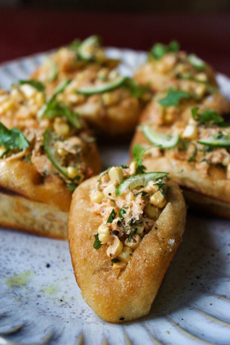 edible MAINE - Curried Crab Salad Rolls