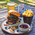edible MAINE - Baxter Blueberry Ale BBQ Smash Burger