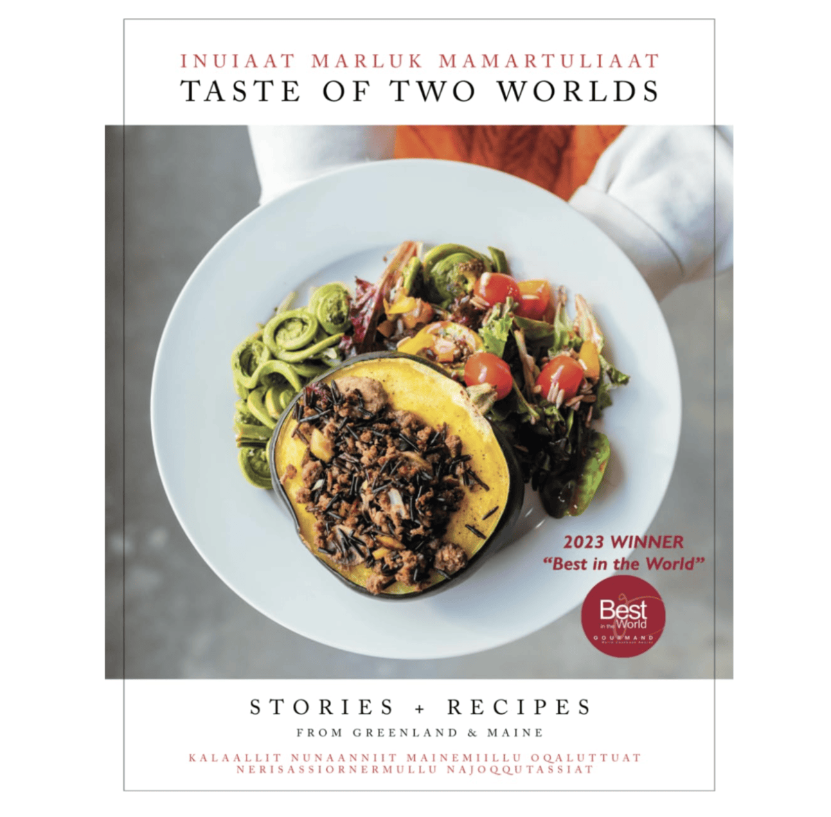 edible MAINE - 2024 Gift Guide Taste of Two Worlds Cookbook
