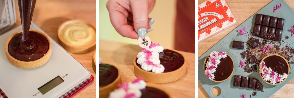 edible MAINE - Microdosed Mini Boston Cream Tarts
