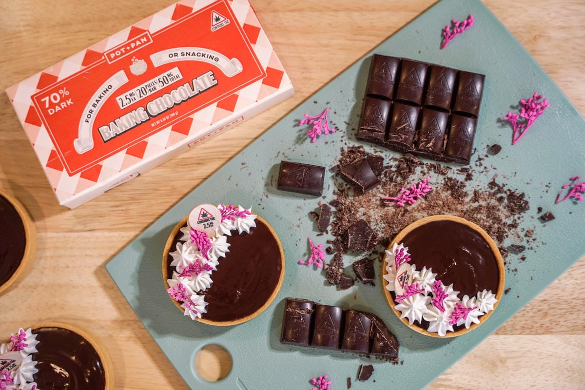 edible MAINE - Microdosed Mini Boston Cream Tarts
